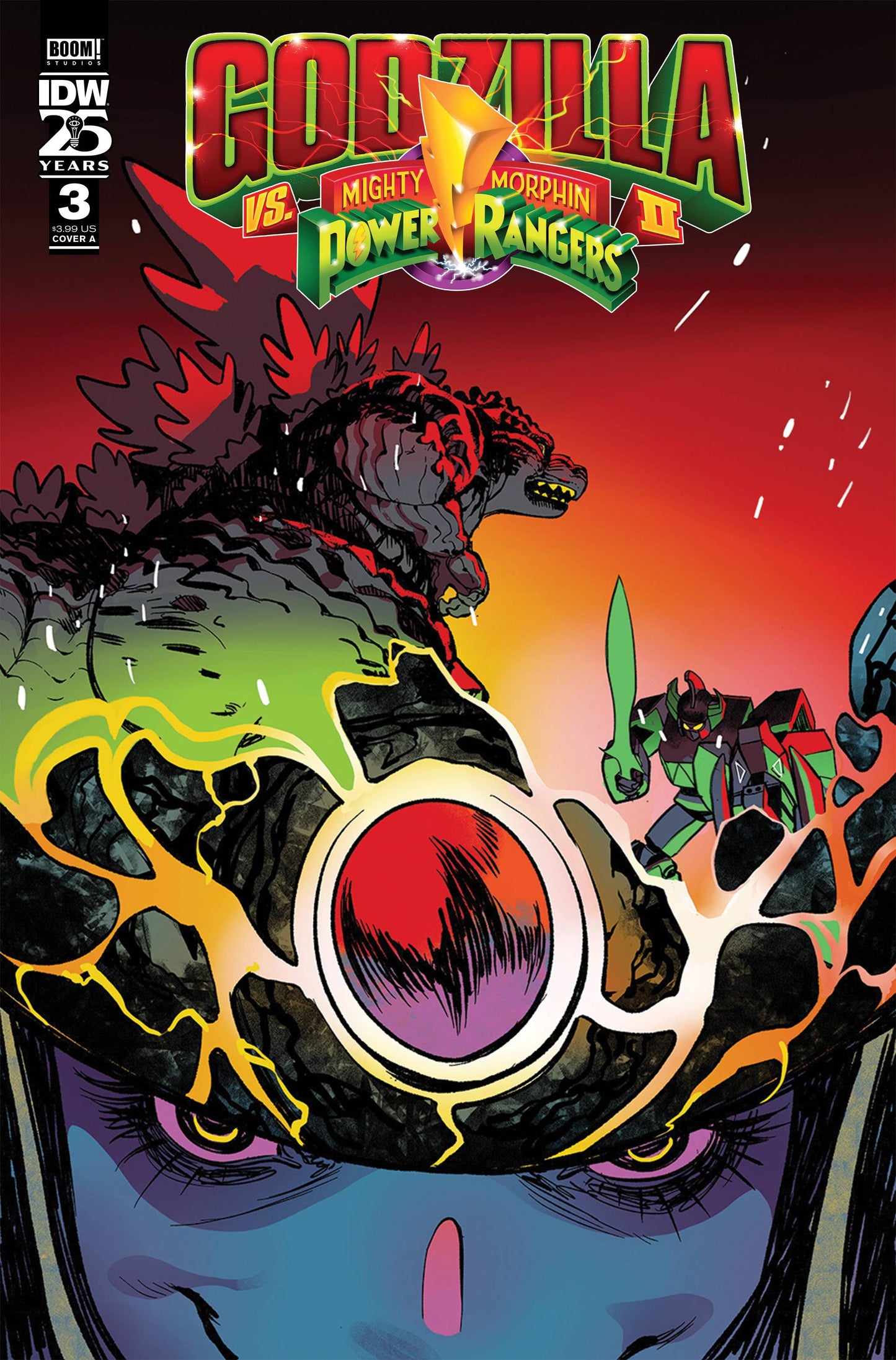GODZILLA VS MMPR II #3 CVR A RIVAS *(DH U1)*