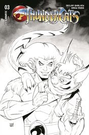 THUNDERCATS #3 CVR Z 10 COPY INCV MOSS SNARF B&W *(DH F1)*