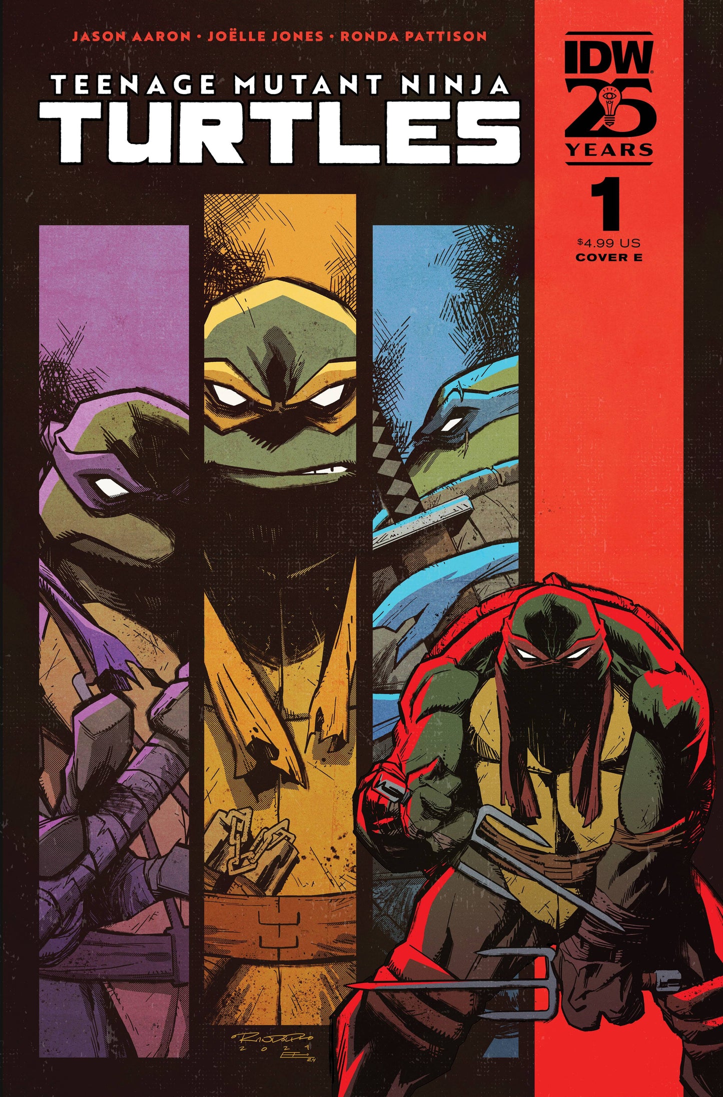 TEENAGE MUTANT NINJA TURTLES 2024 #1 CVR E RANDOLPH (DH A6)