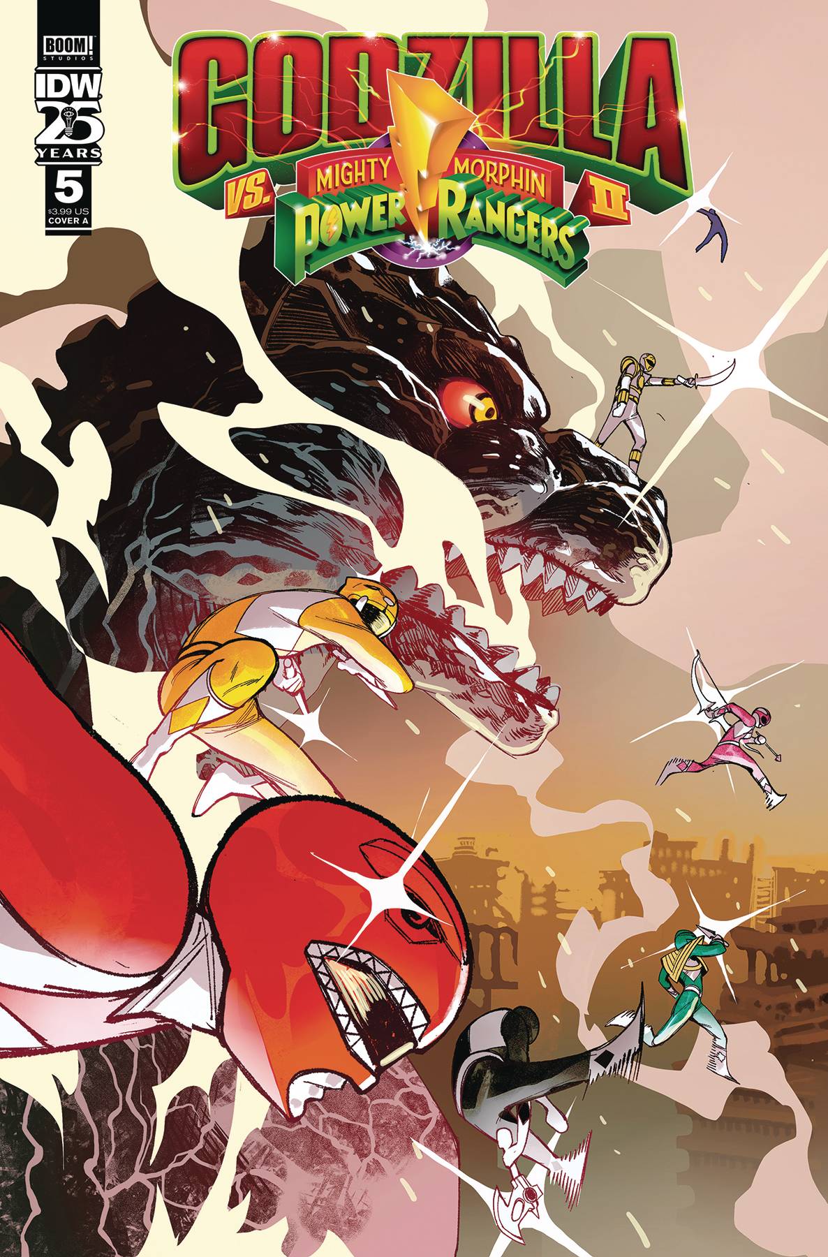 GODZILLA VS MMPR II #5 CVR A RIVAS *(DH U1)*
