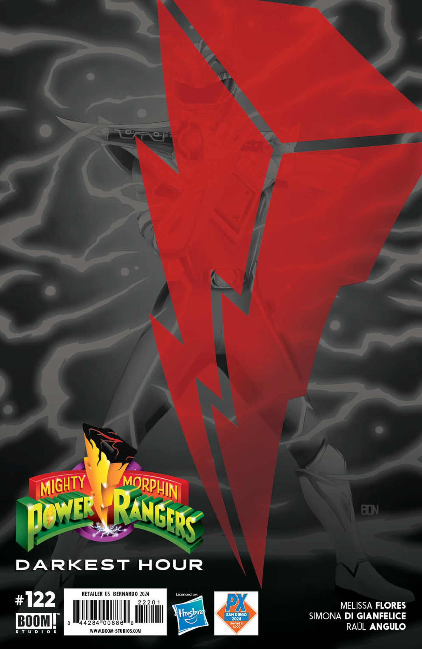 SDCC 2024 MIGHTY MORPHIN POWER RANGERS #122 PX VAR *RELEASE DATE: 8/28/24*