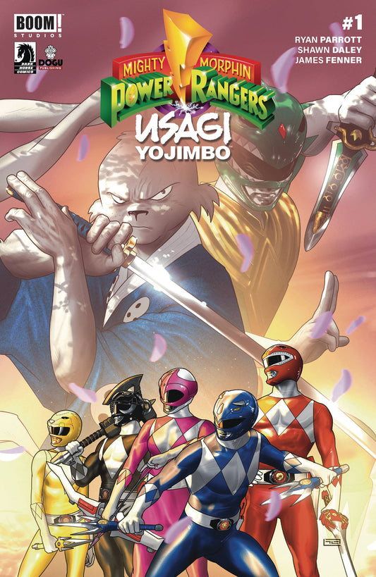 MIGHTY MORPHIN POWER RANGERS USAGI YOJIMBO #1 CVR A CLARKE *(DH P1)*