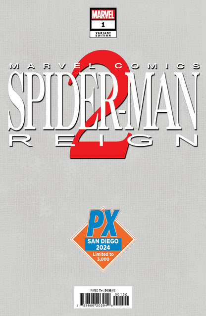 SDCC 2024 SPIDER-MAN REIGN 2 #1 BW PX VARIANT EDITION *RELEASE DATE: 8/7/24* *(DH J1)*