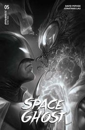 SPACE GHOST #5 CVR P 7 COPY FOC INCV MATTINA B&W *RELEASE DATE: 9/11/24*