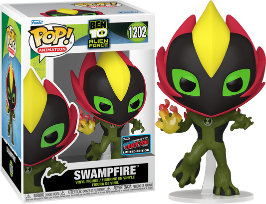 BEN 10 ALIEN FORCE - SWAMPFIRE (NYCC EXCLUSIVE) FUNKO POP 1202