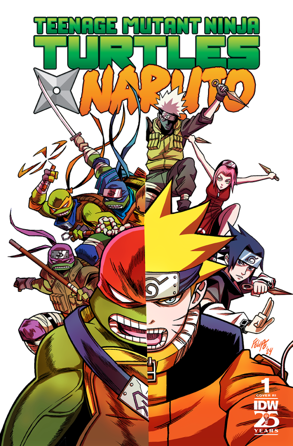 Teenage Mutant Ninja Turtles x Naruto #1 (ALL COVERS)