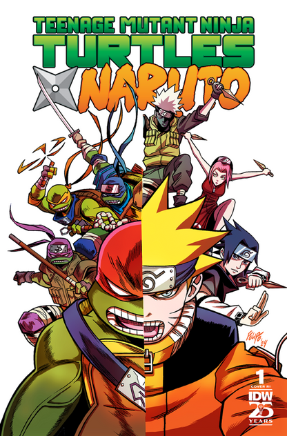 Teenage Mutant Ninja Turtles x Naruto #1 (ALL COVERS)