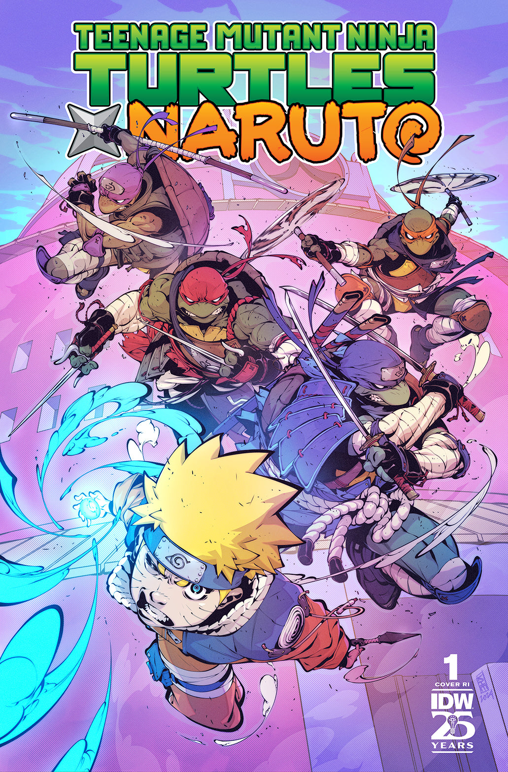 Teenage Mutant Ninja Turtles x Naruto #1 (ALL COVERS)