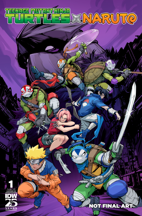 Teenage Mutant Ninja Turtles x Naruto #1 (ALL COVERS)