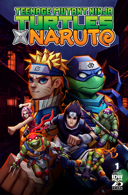 Teenage Mutant Ninja Turtles x Naruto #1 (ALL COVERS)