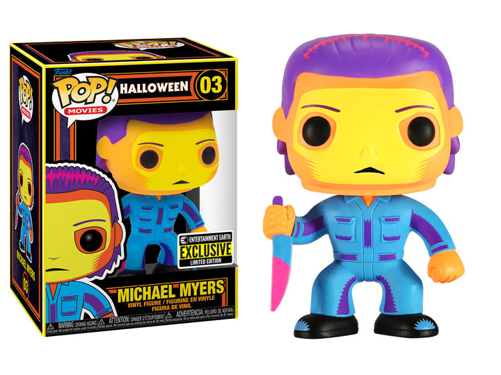 Halloween Michael Myers Black Light Pop! Vinyl Figure - Entertainment Earth Exclusive #03