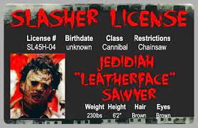 SLASHER LEATHERFACE LICENSE