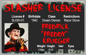 SLASHER FREDDY LICENSE