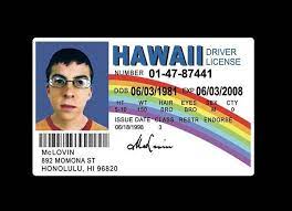 HAWAII McLOVIN ID