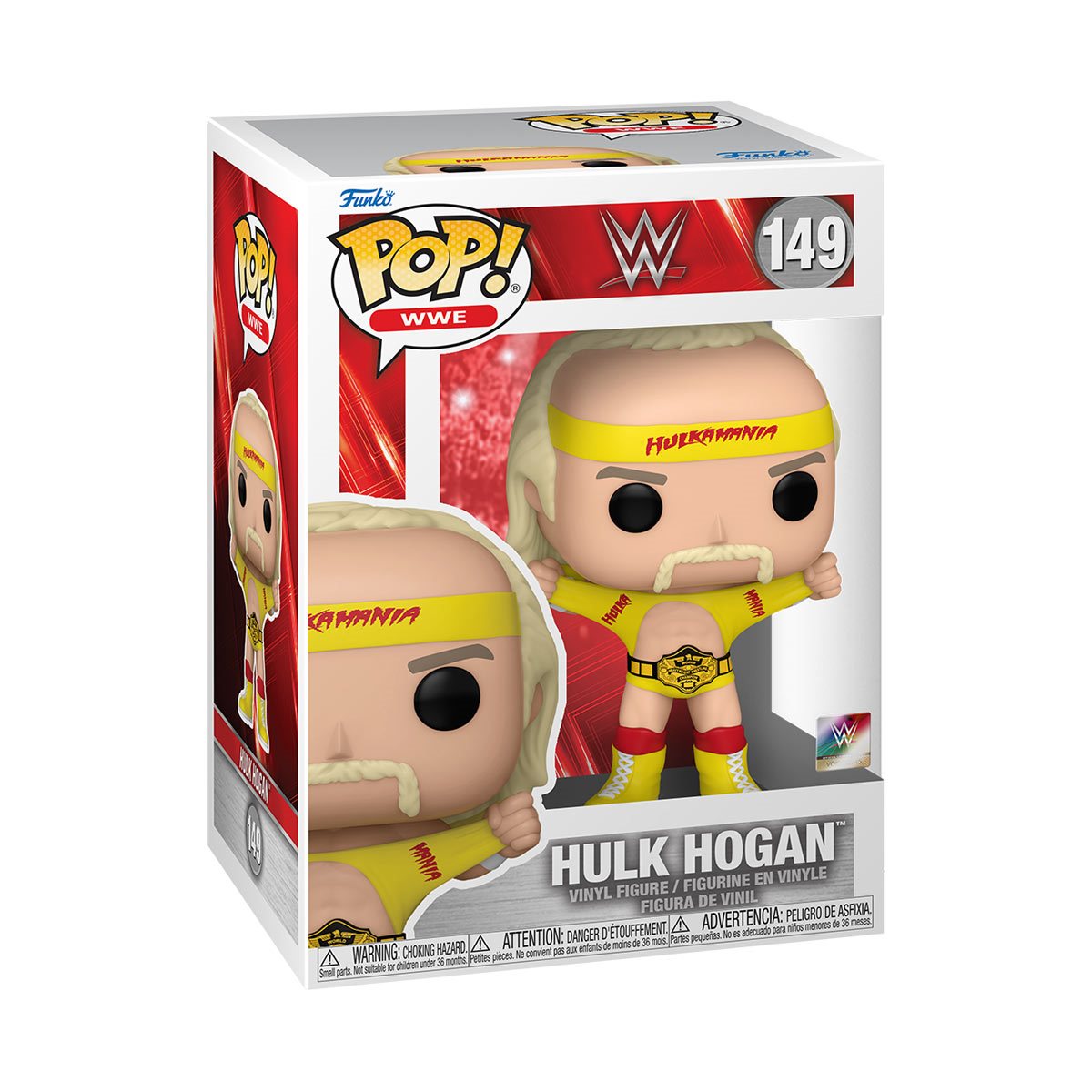 WWE Hulkamania with Belt Funko Pop! Vinyl Figure #149