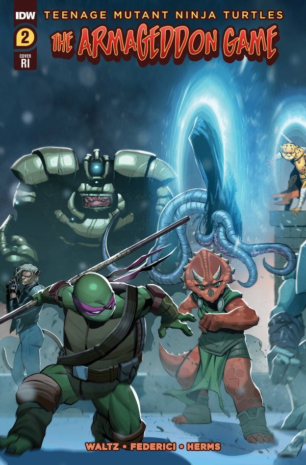 Teenage Mutant Ninja Turtles: The Armageddon Game #2 Cover RI 1:10 Qualano Variant *(DH J3)*