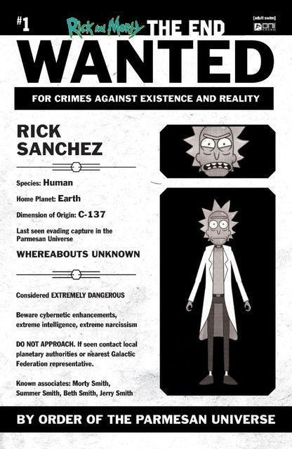 RICK AND MORTY THE END #1 CVR C BLIND BAG-LESS INTERMIX *RELEASE DATE: 12/3/25*