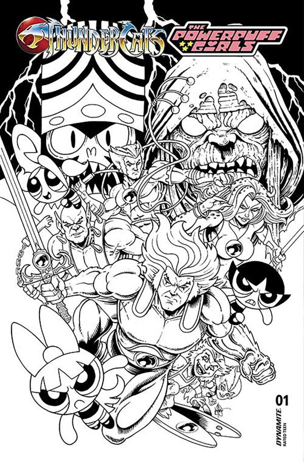 THUNDERCATS POWERPUFF GIRLS #1 CVR A PAULINA GANUCHEAU *RELEASE DATE 7/23/25* *(DH D3)*
