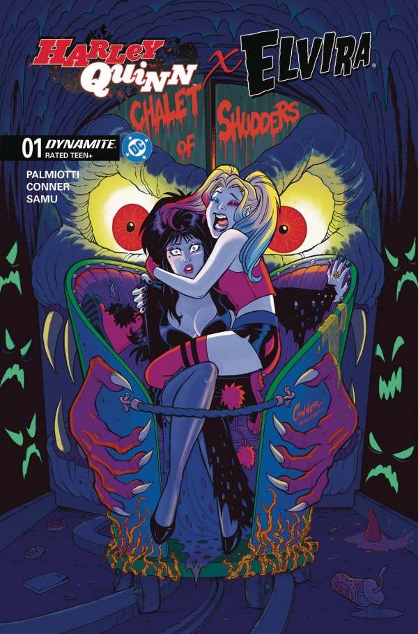 HARLEY QUINN X ELVIRA #1 CVR A AMANDA CONNER *RELEASE DATE: 10/8/25* *(DH B4)*