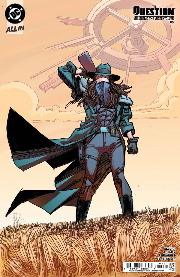 The Question: All Along the Watchtower #5 Cover C Denys Cowan Variant *(DH L3)*