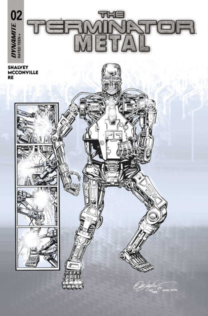 TERMINATOR METAL #2 CVR A DECLAN SHALVEY *RELEASE DATE: 11/19/25* *(DH Q4)*