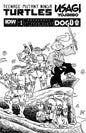 Teenage Mutant Ninja Turtles / Usagi Yojimbo: WhereWhen #1 Cover E 1:25 Stan Sakai Black & White Variant *(DH J4)*