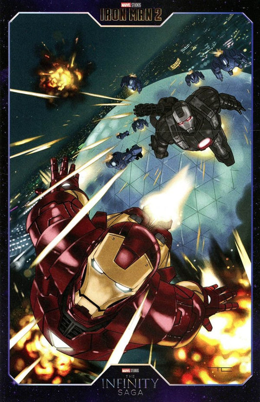 CAPTAIN AMERICA IRON MAN #1 (OF 5) Clarke Infinity Saga Variant *RELEASE DATE 12/8/21* *(DH K3)*