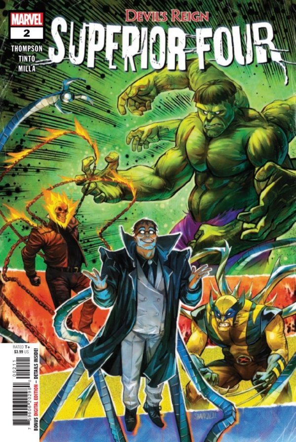 DEVIL'S REIGN SUPERIOR FOUR #2 CVR A *RELEASE DATE 2/16/22* *(DH G3)*