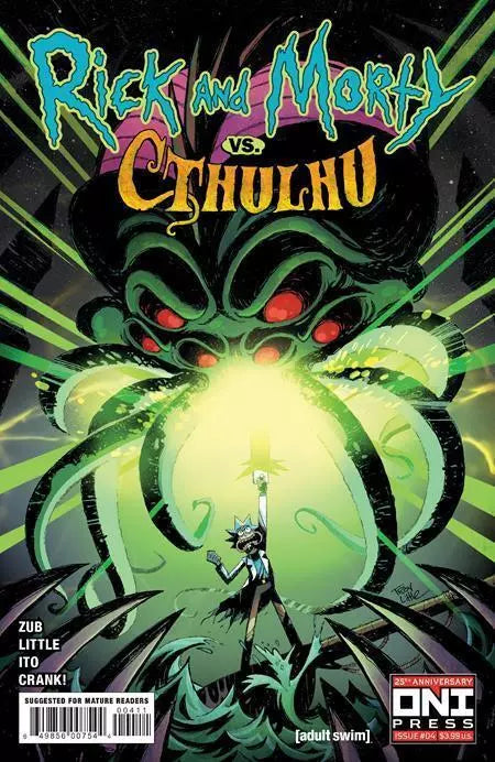 RICK AND MORTY VS CTHULHU #4 (OF 4) CVR A TROY LITTLE *(DH D1)*