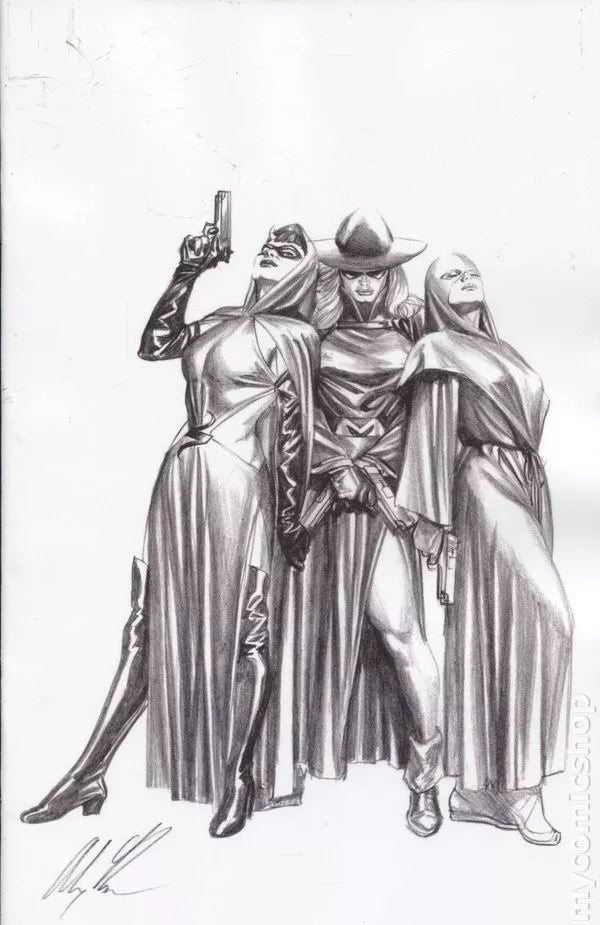 Scarlet Sisters #0K Ross B&W Virgin 1:7 Variant *(DH D1)*