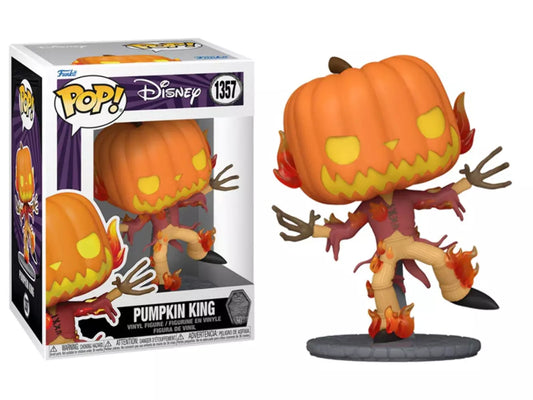 Nightmare Before Christmas 30th Anniversary Pumpkin King Pop! Vinyl Figure #1357 - Entertainment Earth Exclusive