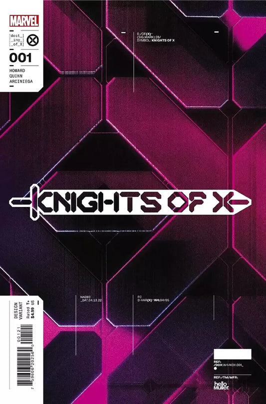 KNIGHTS OF X #1 TOM MULLER 1:10 DESIGN *(DH F1)*